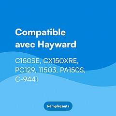 Filtre Alapure - pour Hayward C150SE / PA150S / CX150XRE Filtre Alapure - pour Hayward C150SE / PA150S / CX150XRE
