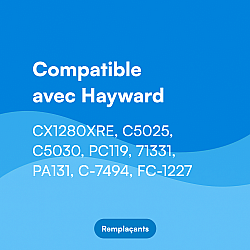 Filtre compatible avec Hayward SwimClear Plus CX1280XRE / C5025 / C5030 pour piscine Filtre compatible avec Hayward SwimClear Plus CX1280XRE / C5025 / C5030 pour piscine