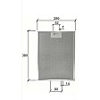 Filtre à graisse en métal 380x290mm pour SMEG pour KTE90 / KTE90EX par Alapure Filtre à graisse en métal 380x290mm pour SMEG pour KTE90 / KTE90EX par Alapure