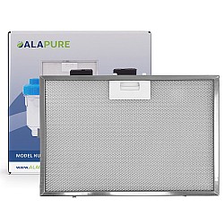 Filtre à graisse en métal 325x259mm pour Miele Metal filter 8258241 par Alapure 
