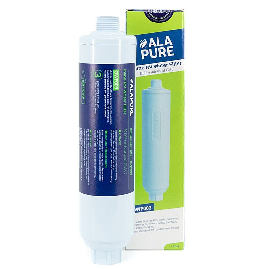 Filtre à eau pour caravane / Filtre à eau pour camping-car dAlapure OWF003 Filtre à eau pour caravane / Filtre à eau pour camping-car dAlapure OWF003