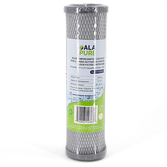 Filtre à charbon Alapure avec argent ALA-CTO10-AG Filtre à charbon Alapure avec argent ALA-CTO10-AG