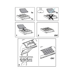 Alapure Carbon filter suitable for Amana Type 20 / CWF020/1 / E3CFL20 Alapure Carbon filter suitable for Amana Type 20 / CWF020/1 / E3CFL20