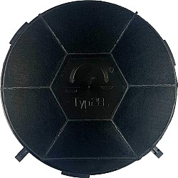 Filtre à charbon WPRO Type 28 / CHF28/1 / DKF606 / CHF289B / 484000008576 / 480181701006