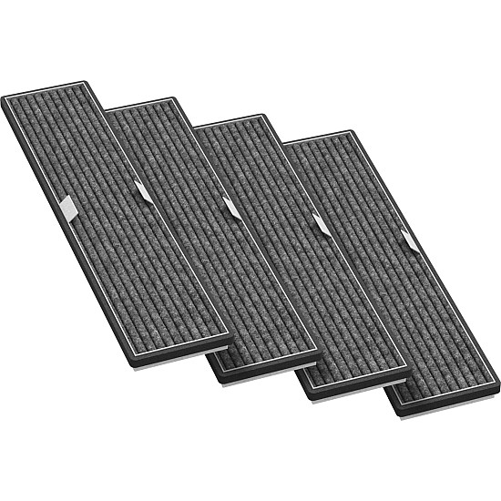 Alapure HFK3990 Compatible avec le filtre à charbon Miele DKF21-P / 9720600 (4pcs)