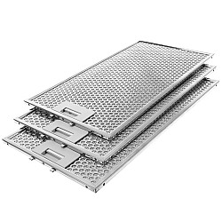 Filtre à graisse en métal 234x418mm d'origine Siemens 11023817