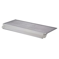 Filtre à graisse en métal 540x210mm d'origine Siemens 00285347 / 285347 (front)