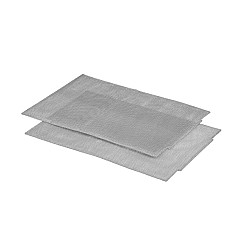 Filtre à graisse en métal (2pcs) 370x252mm d'origine Siemens 460763 / 00460763