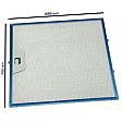 Alapure Metal filter suitable for Faber 1330063586 288x282x7mm Alapure Metal filter suitable for Faber 1330063586 288x282x7mm