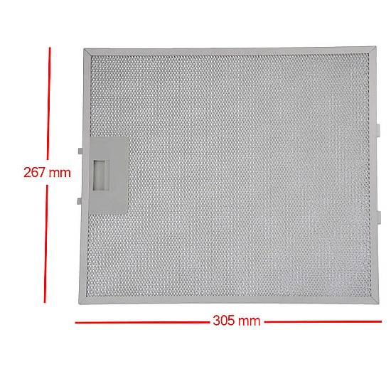 Alapure Metal filter suitable for Ikea 4055250429 304x267x9mm Alapure Metal filter suitable for Ikea 4055250429 304x267x9mm
