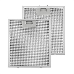 Filtre à graisse en métal (2pcs) 259x293mm Klarstein 10032232 pour Kronleuchter par Alapure 