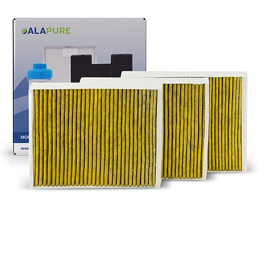 Alapure CleanAir Plus Filtre à charbon pour Neff 17004039 / Z52JXB1X6 (3 St.)
