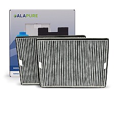 Alapure HFK4560 Compatible avec le filtre à charbon Miele DKF16-P / 7932320 (2pcs)