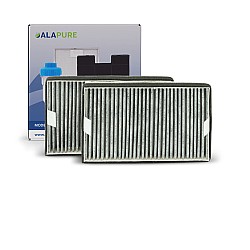 Filtre à charbon Alapure HFK3975 – Compatible avec Miele DKF19-P / FWKM-1423 (lot de 2) Filtre à charbon Alapure HFK3975 – Compatible avec Miele DKF19-P / FWKM-1423 (lot de 2)