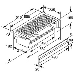 Neff CleanAir Plus Starter Set Recirculation 17004070 / Z51IXC1X6