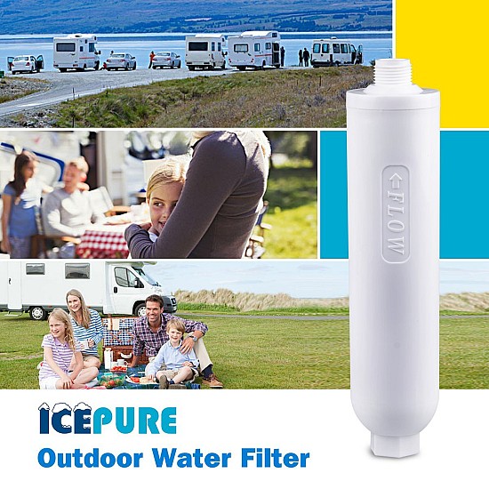 Filtre à eau pour caravane / Filtre à eau pour camping-car avec tuyau dAlapure OWF003 Filtre à eau pour caravane / Filtre à eau pour camping-car avec tuyau dAlapure OWF003