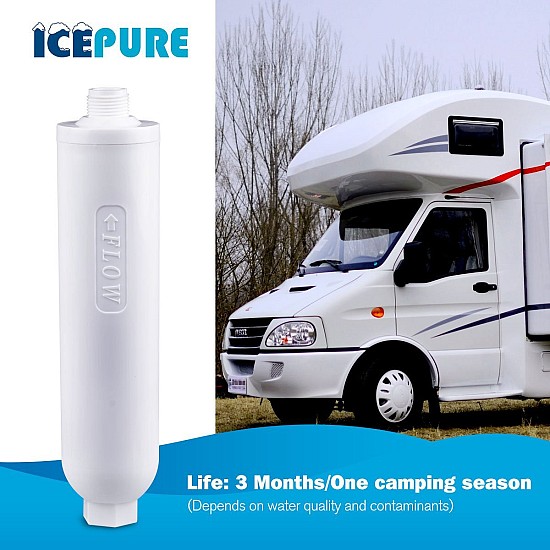 Filtre à eau pour caravane / Filtre à eau pour camping-car avec tuyau dAlapure OWF003 Filtre à eau pour caravane / Filtre à eau pour camping-car avec tuyau dAlapure OWF003