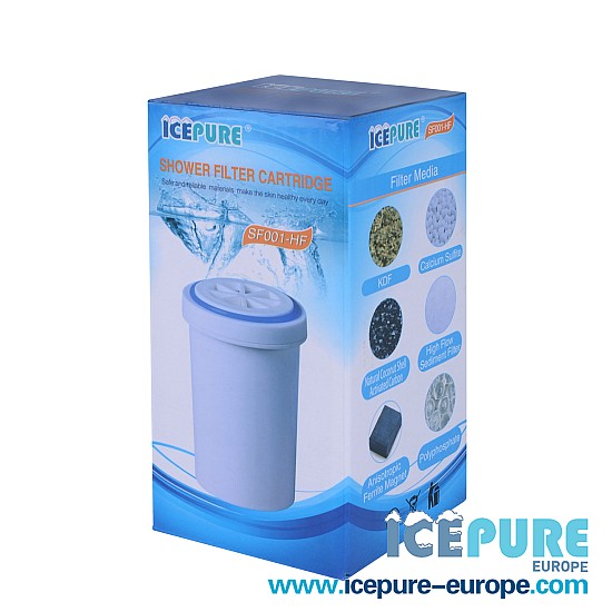 Changer le filtre Icepure SF001-HF Pour le filtre de douche Icepure SF001-H Anti-calcaire Changer le filtre Icepure SF001-HF Pour le filtre de douche Icepure SF001-H Anti-calcaire