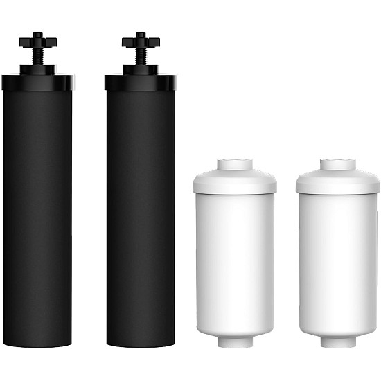Eléments de filtre à eau Black Berkey + Berkey PF-2 par Alapure Set Eléments de filtre à eau Black Berkey + Berkey PF-2 par Alapure Set
