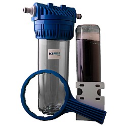 Kit de boîtier de filtre de 10 pouces avec filtre en fer Kit de boîtier de filtre de 10 pouces avec filtre en fer