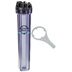 20-inch Filter Housing Set Transparent 2 piece 20-inch Filter Housing Set Transparent 2 piece