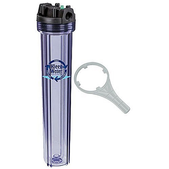 20-inch Filter Housing Set Transparent 2 piece 20-inch Filter Housing Set Transparent 2 piece