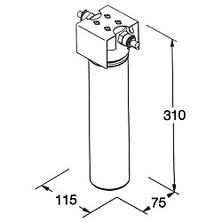 FT-82 Filtre à eau sédiment avec porte-filtre