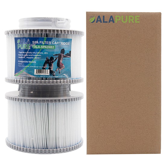 Filtre pour spa Alapure (2pcs) MSpa / SC802 / 40104 avec porte-filtre Filtre pour spa Alapure (2pcs) MSpa / SC802 / 40104 avec porte-filtre