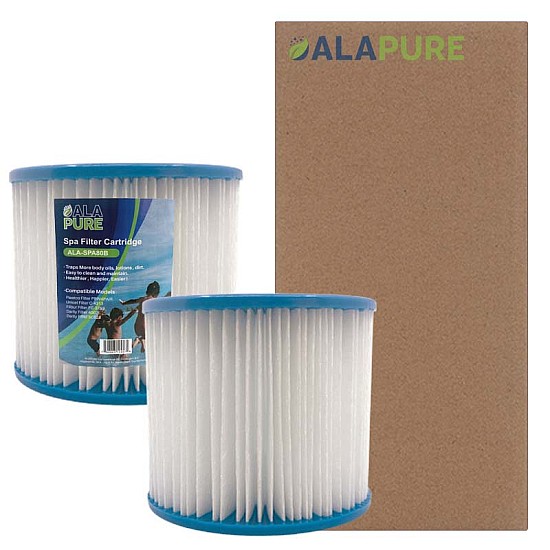 Filtre Spa Alapure ALA-SPA80B (lot de 2) Filtre Spa Alapure ALA-SPA80B (lot de 2)