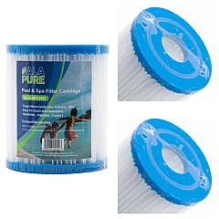 Filtres à cartouche cylindriques Alapure (lot de 2) – compatibles avec Bestway Type I / 58093