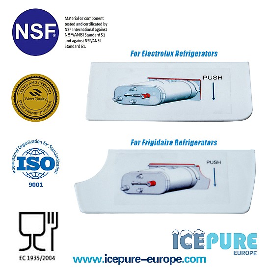 Icepure Filtre à eau pour Electrolux EWF2CBPA / EWF01 Icepure Filtre à eau pour Electrolux EWF2CBPA / EWF01