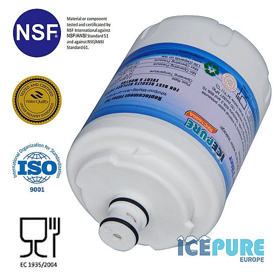 Icepure Filtre à eau adapté à Arcelik 4830310100 Icepure Filtre à eau adapté à Arcelik 4830310100