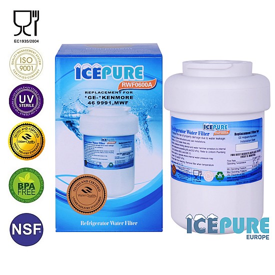 Icepure RWF0600A Filtre à eau pour C00094394 / EFF-6013A Icepure RWF0600A Filtre à eau pour C00094394 / EFF-6013A