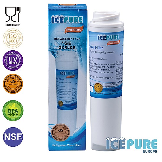 Icepure Filtre à eau pour GE GXRLQR Icepure Filtre à eau pour GE GXRLQR