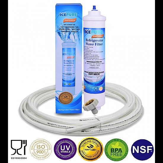 Kit de filtre à eau Alapure pour LG 3219JA3001Y