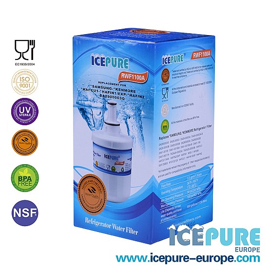 Alapure Filtre à eau pour Samsung DA29-00003G / HAFIN2 Alapure Filtre à eau pour Samsung DA29-00003G / HAFIN2