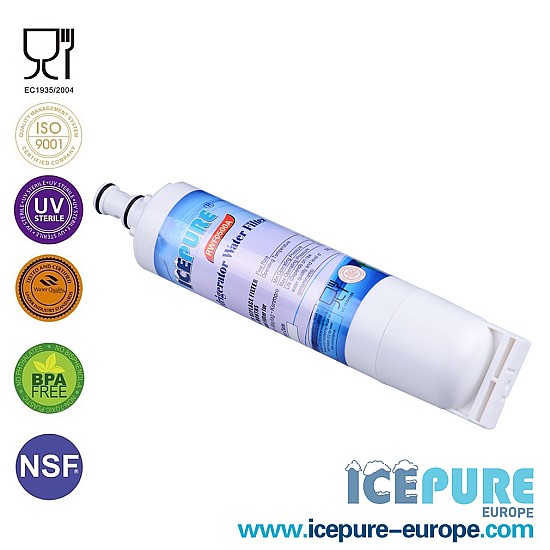 Icepure Filtre à eau pour Smeg 461950266841 Icepure Filtre à eau pour Smeg 461950266841