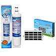 Jeu de filtres Icepure pour Whirlpool 481281728986 / SBS001 et HYG001