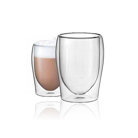 Alapure Scanpart Verres thermo à double paroi pour cappuccino Alapure Scanpart Verres thermo à double paroi pour cappuccino