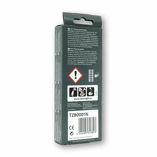 Siemens EQ-series 2-in-1 Tablettes de nettoyage TZ80001N Siemens EQ-series 2-in-1 Tablettes de nettoyage TZ80001N