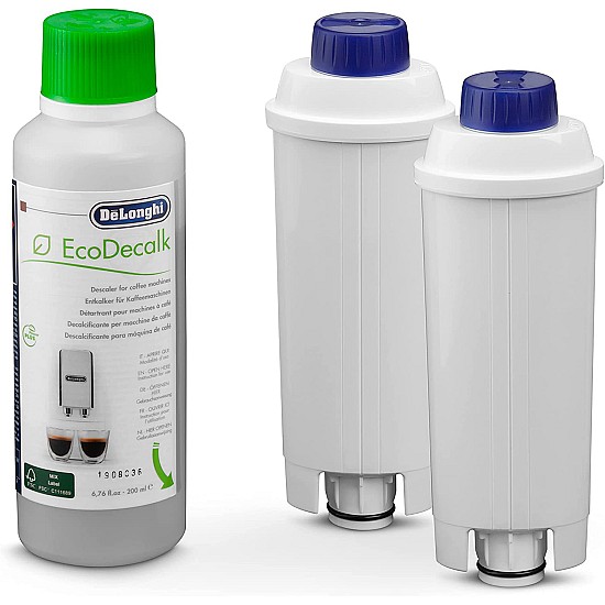 Delonghi Kit de maintenance DLSC322 / AS00002528 - EcoDecalk et filtre à eau Delonghi Kit de maintenance DLSC322 / AS00002528 - EcoDecalk et filtre à eau