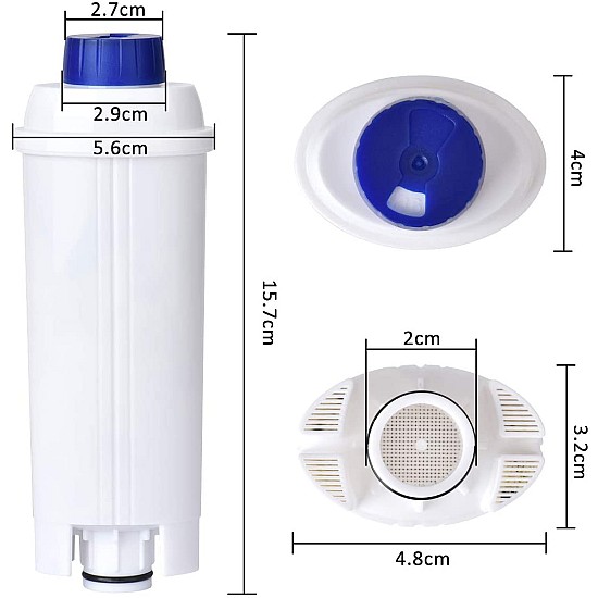 Delonghi pour Alapure Cartouche filtrante DLSC002 / / SER3017 pour machines à café Delonghi pour Alapure Cartouche filtrante DLSC002 / / SER3017 pour machines à café