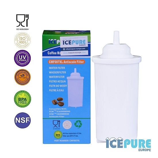Filtre à eau Icepure CMF007XL pour machines Espresso manuelles Filtre à eau Icepure CMF007XL pour machines Espresso manuelles