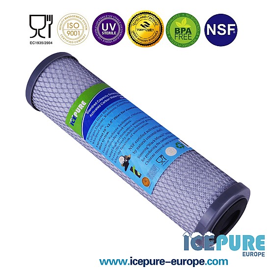 Filtre à charbon Alapure avec argent ALA-CTO10-AG Filtre à charbon Alapure avec argent ALA-CTO10-AG