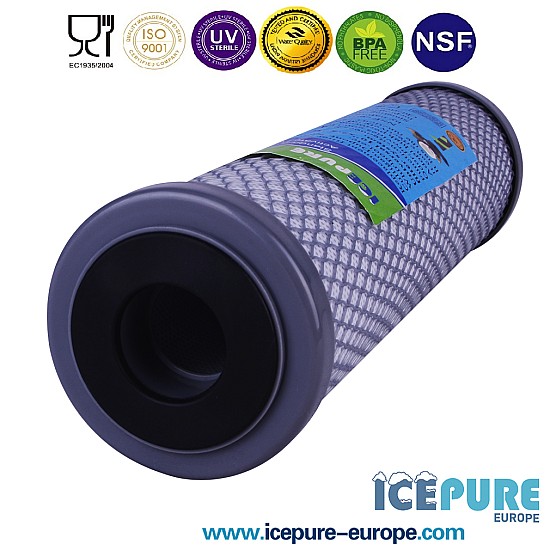 Filtre à charbon Alapure avec argent ALA-CTO10-AG Filtre à charbon Alapure avec argent ALA-CTO10-AG