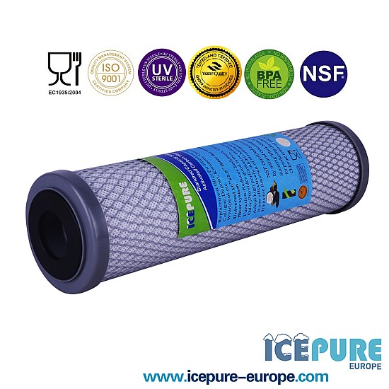 Filtre à charbon Alapure avec argent ALA-CTO10-AG Filtre à charbon Alapure avec argent ALA-CTO10-AG