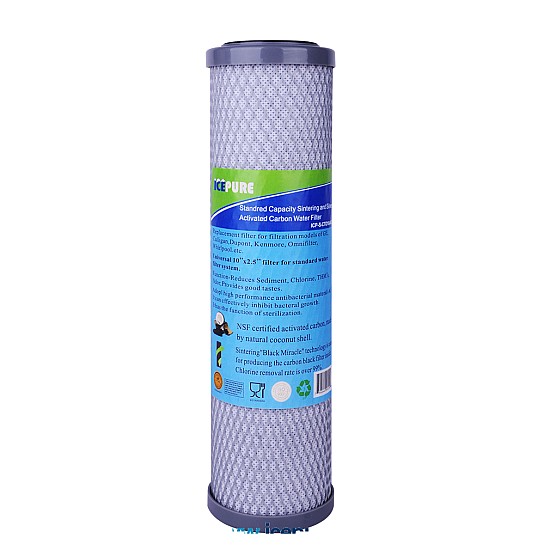 Filtre à charbon Alapure avec argent ALA-CTO10-AG Filtre à charbon Alapure avec argent ALA-CTO10-AG