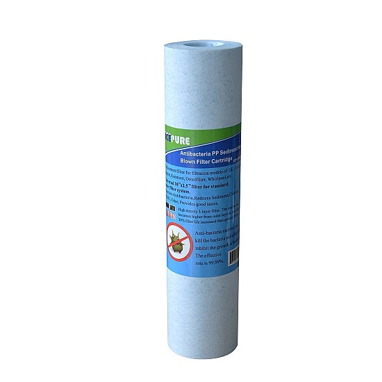 Filtre à sédiments Icepure Anti-Bactérien 5 Micron ICP-YPP10 Filtre à sédiments Icepure Anti-Bactérien 5 Micron ICP-YPP10