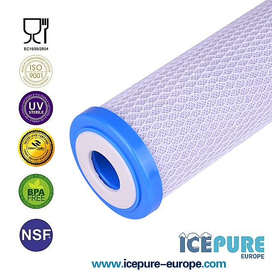 Filtre à charbon Icepure 20 pouces - Carbon Block ICP-CTO20-05 Filtre à charbon Icepure 20 pouces - Carbon Block ICP-CTO20-05