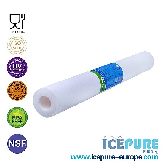 Icepure 20-inch Sediment Filter 5 Micron ICP-PP20-05 Icepure 20-inch Sediment Filter 5 Micron ICP-PP20-05